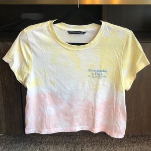 A&F tie dye crop top